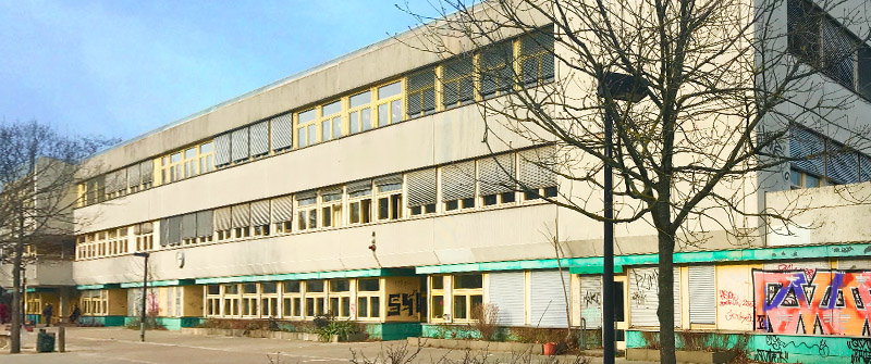 Schulbezogene Sozialarbeit an der Möwensee-Grundschule, Berlin Mitte, Schulgebäude Schulbezogene Sozialarbeit an der Möwensee-Grundschule, Berlin Mitte, Schulgebäude